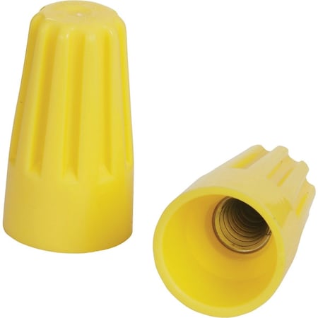 Gardner Bender Twist-On Wire Connector, 10 AWG Max, Yellow, Polypropylene Insulation, 200 PK 16-004
